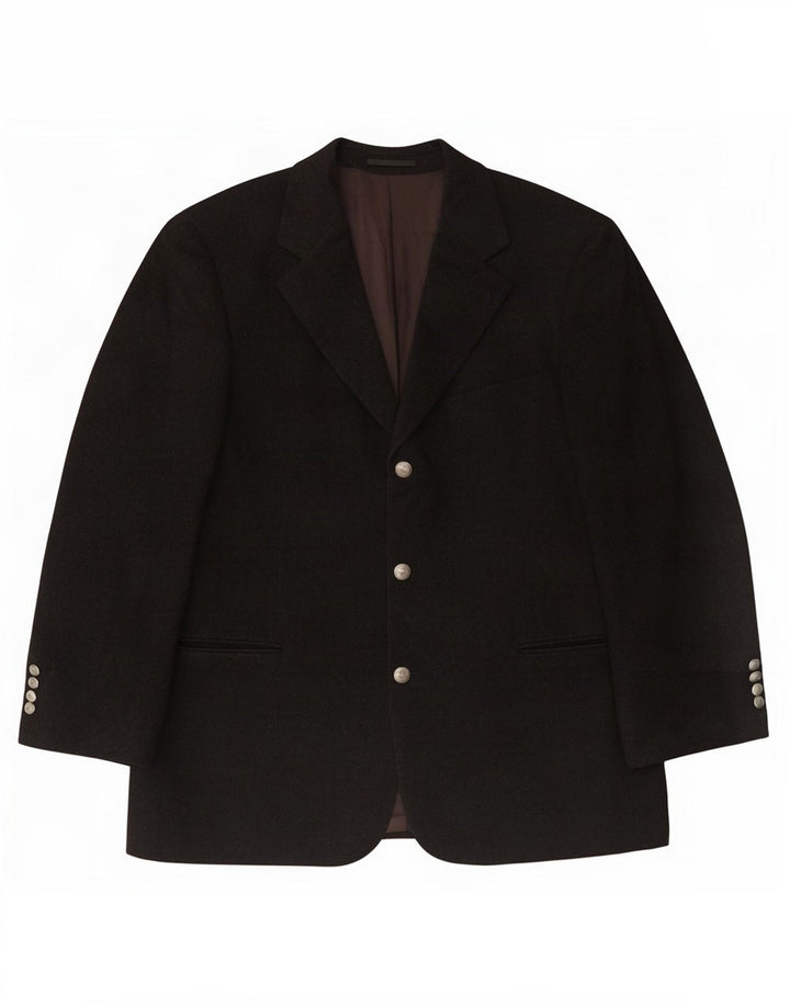 Hugo Boss Herre 3-knaps blazerjakke EU 52 XL Grå Virgin Wool