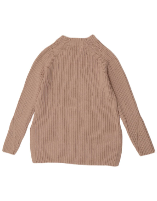 Marks & Spencer Dame Turtle Neck sweater XS Beige Bomuld