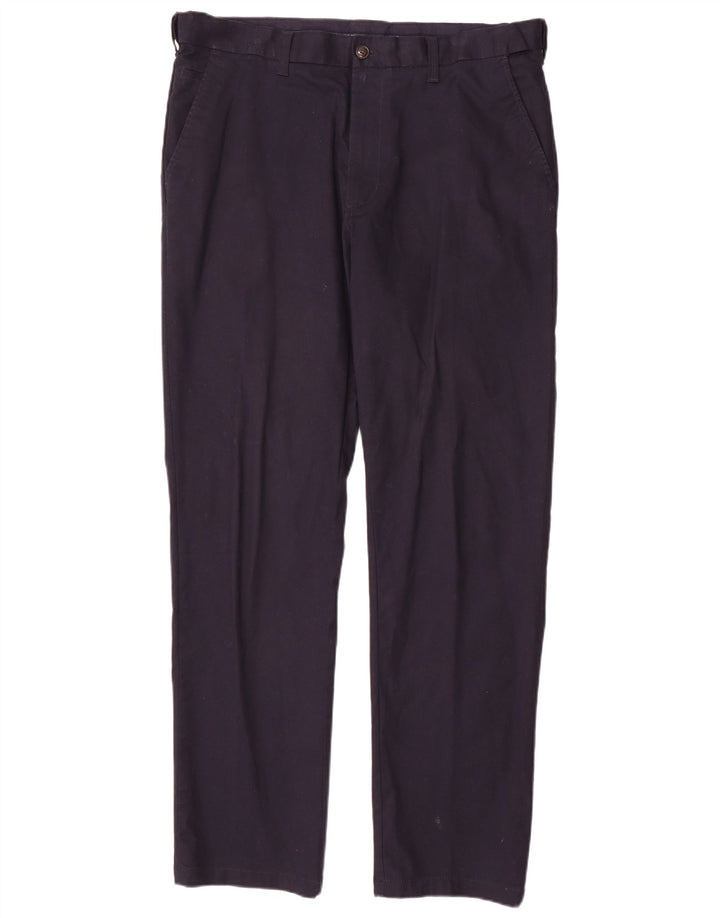 Marks & Spencer Herre Blue Harbor Regular Chino Bukser W38 L33 Navy Blue