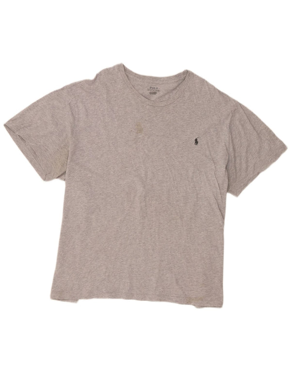 Polo Ralph Lauren Herre T-Shirt Top 2XL Grå Bomuld