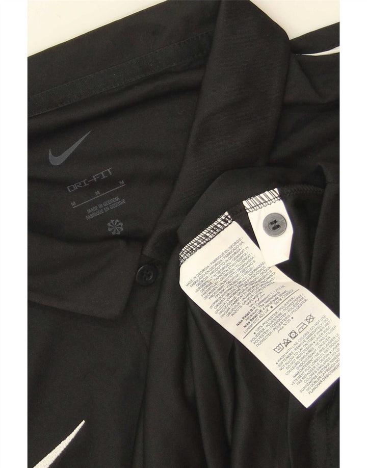 Nike Dri Fit poloshirt til mænd, medium sort polyester