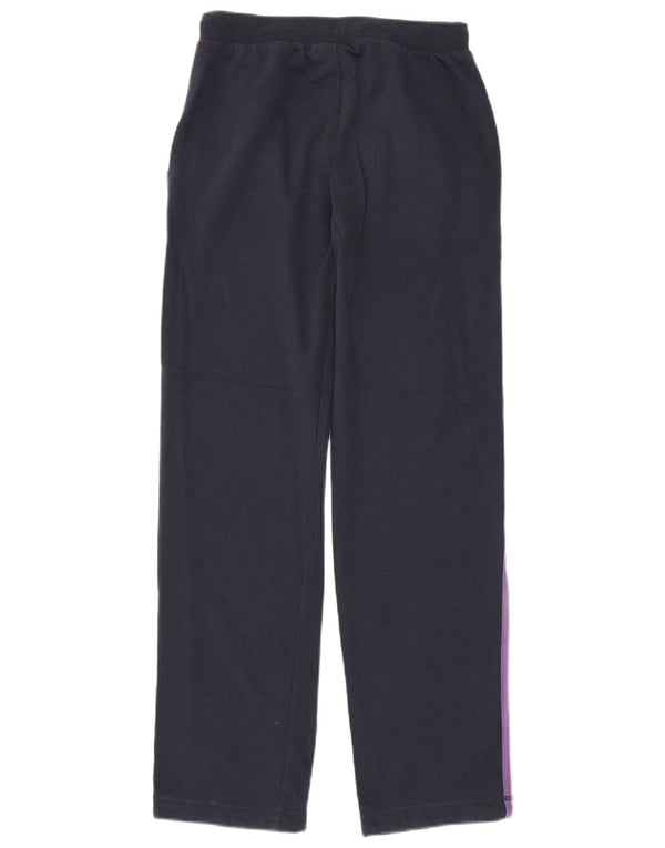 Champion Girls Tracksuit Trousers 13-14 Years XL Navy Blue Colourblock