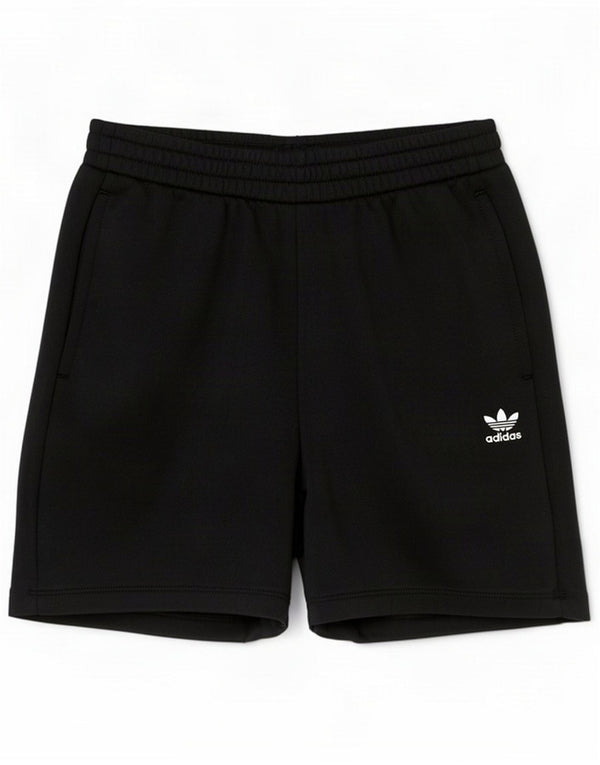 Adidas Womens Sports Shorts UK 8 Small Black Cotton
