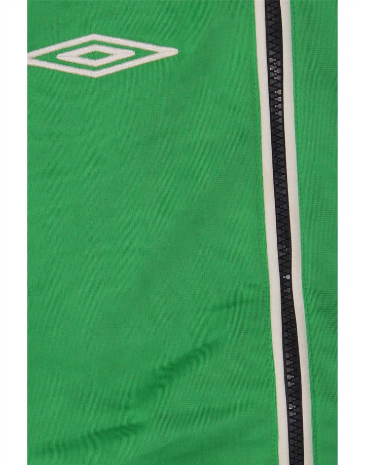 Umbro Herre grafisk træningsdragt Topjakke Medium Grøn Colourblock Polyester