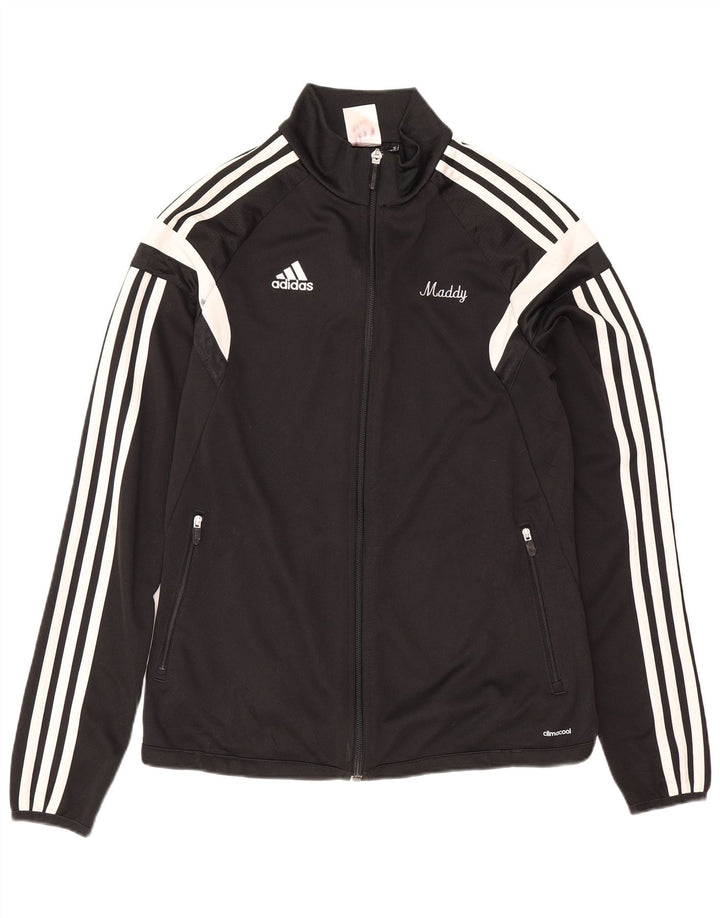 Adidas Dame Climacool Træningsdragt Top Jacket UK 8/10 Small Black