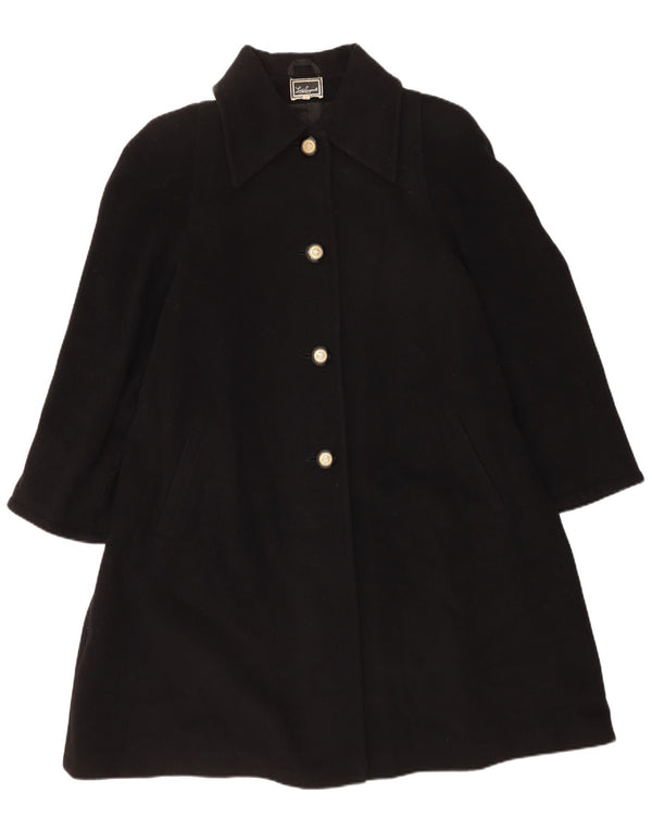 Luisa Spagnoli Dame Overfrakke UK 14 Medium Black Virgin Wool