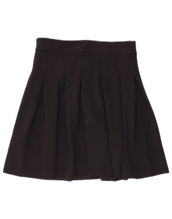 Tommy Hilfiger Dame Mini Plisseret Nederdel Medium W28 Sort Polyester