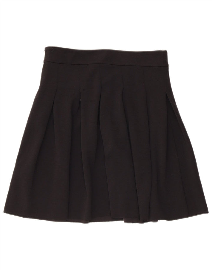 Tommy Hilfiger Dame Mini Plisseret Nederdel Medium W28 Sort Polyester