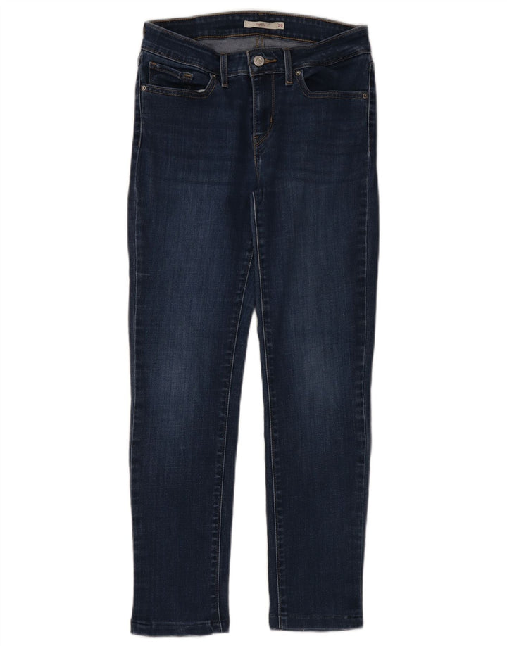 Levi's Dame 712 Slim Jeans W29 L26 Marineblå