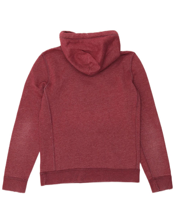 Abercrombie & Fitch Muscle hættetrøje til mænd Small Bourgogne Flecked