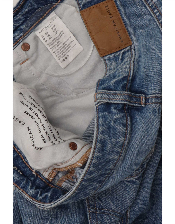 American Eagle Womens Tapered Jeans W24 L25 Blue Cotton