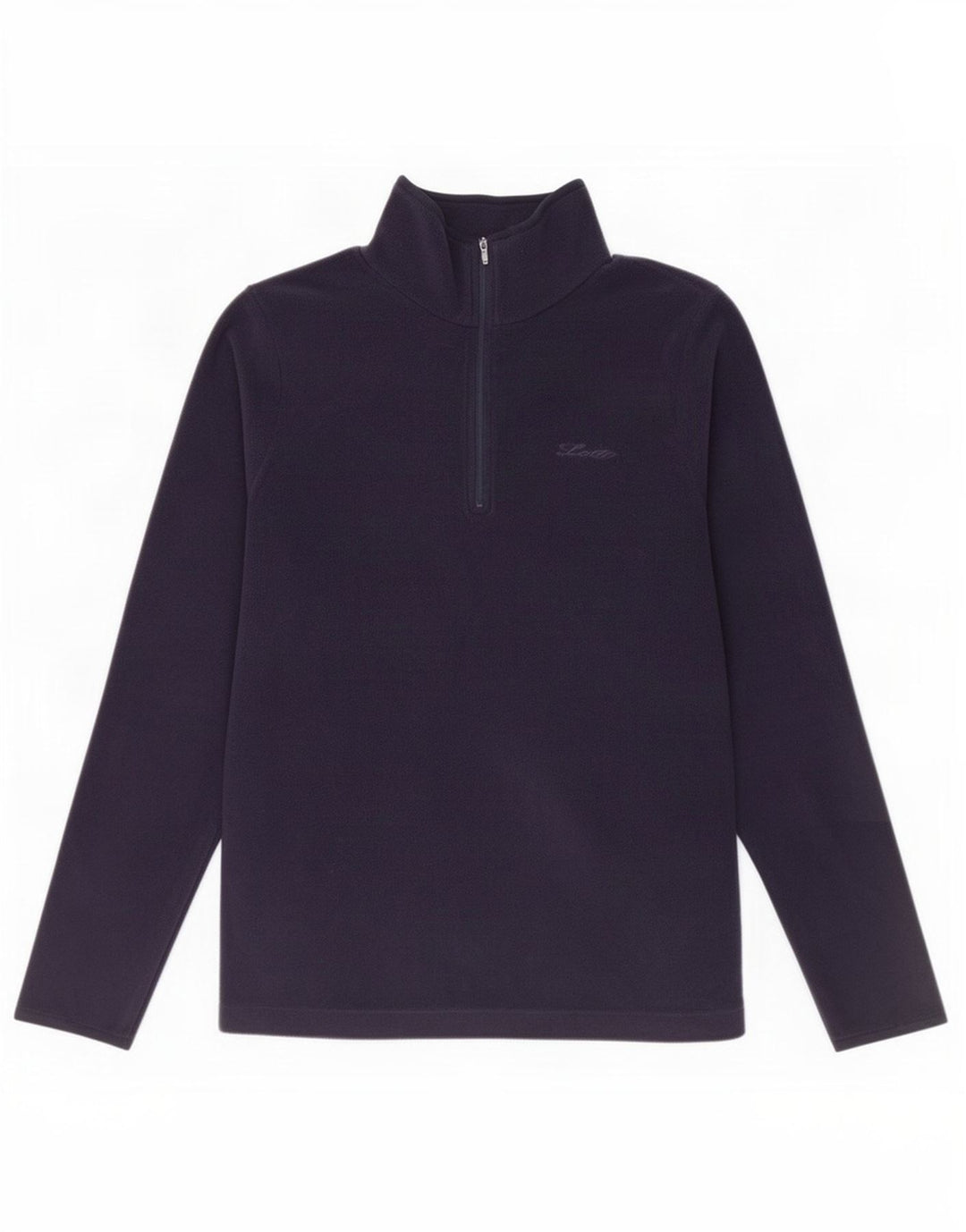 Lotto Herre lynlås hals fleece trøje lille marineblå polyester