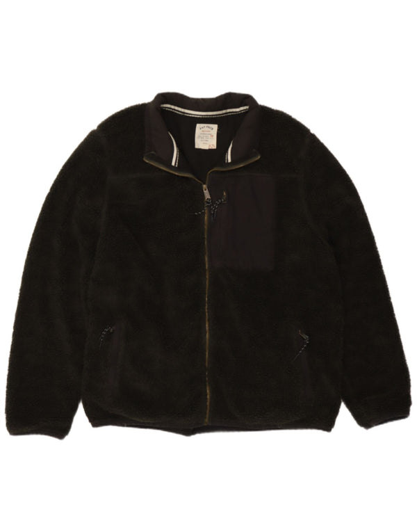 Fat Face Herre Fleecejakke UK 42 XL Khaki Polyester