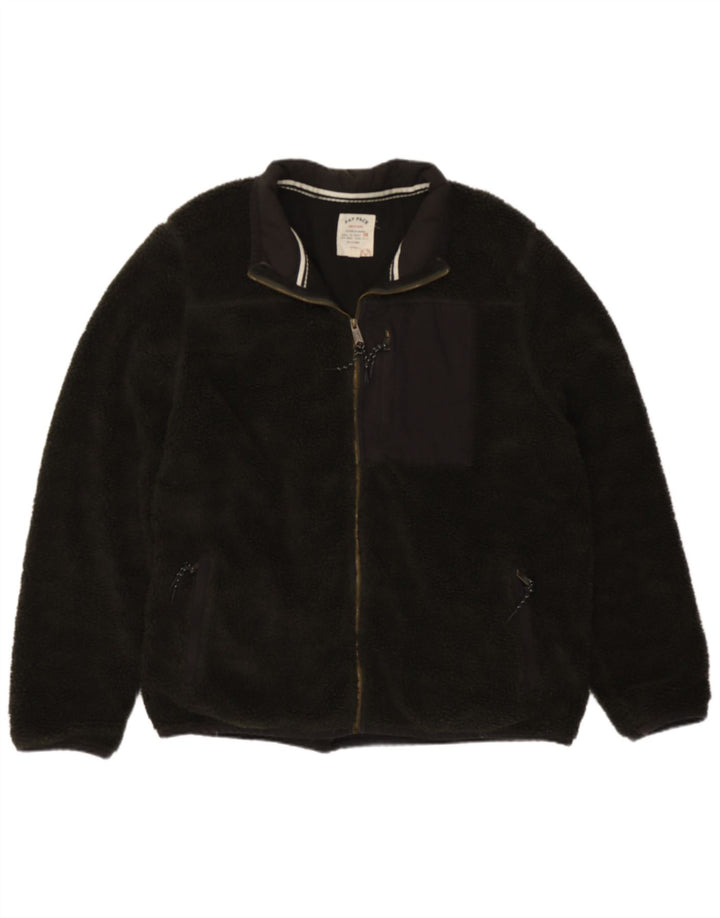 Fat Face Herre Fleecejakke UK 42 XL Khaki Polyester