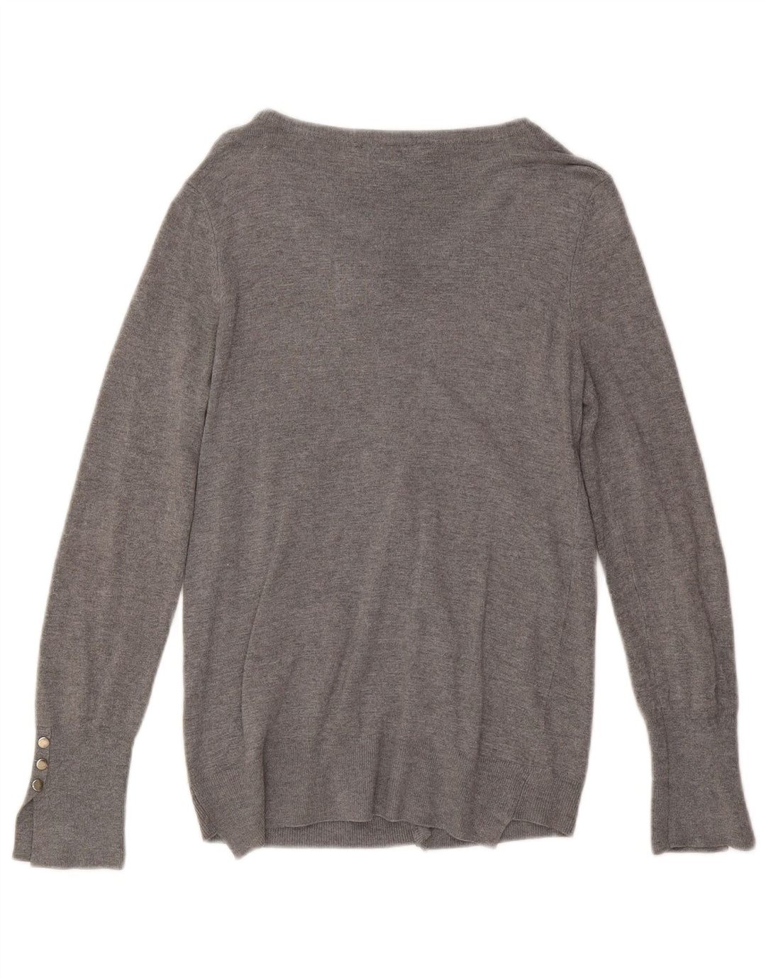 Zara Dame Cardigan Sweater UK 14 Large Grå