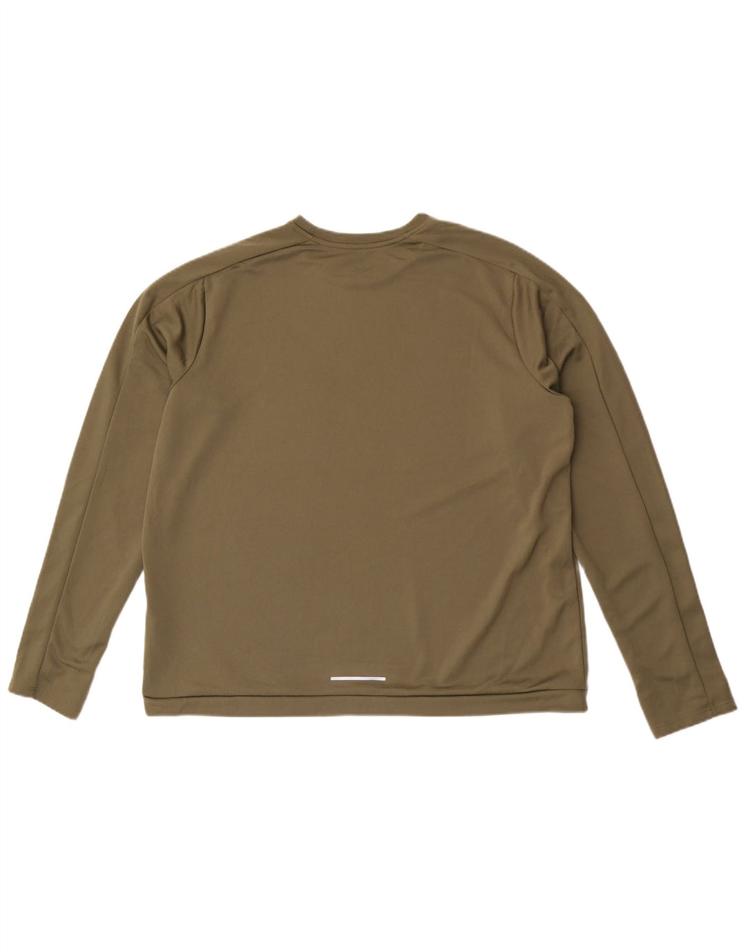 Nike Herre Dri Fit Top Langærmet XL Khaki Polyester