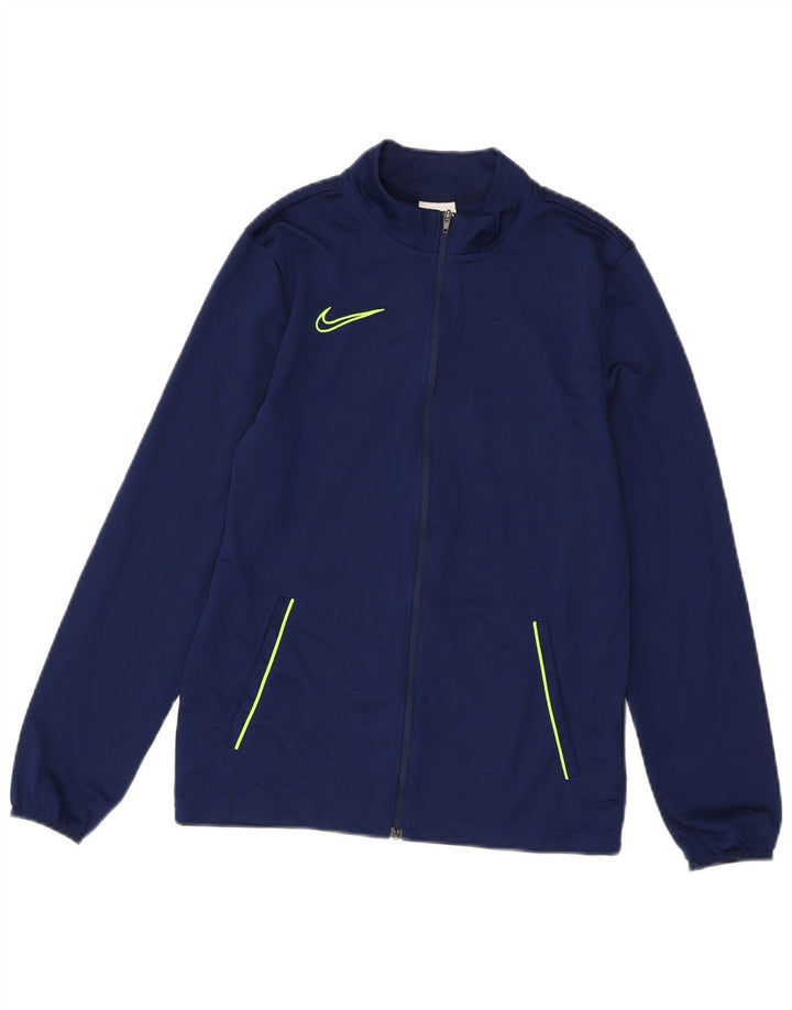 Nike træningsdragt topjakke til drenge 12-13 år XL marineblå polyester
