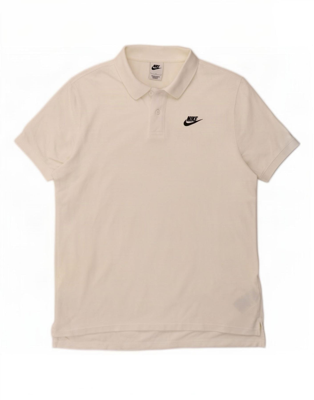 Nike Polo Shirt til mænd, stor hvid bomuld