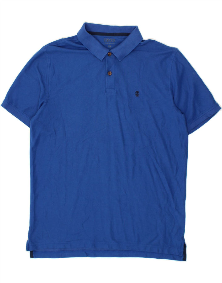 IZOD Mens Polo Shirt Large Blue Cotton Vintage Izod and Second-Hand Izod from Messina Hembry 