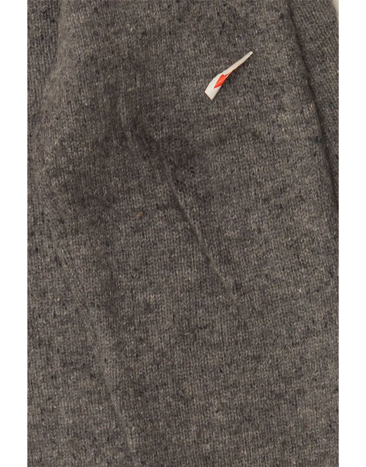 Tommy Hilfiger Herre Crew Neck Jumper Sweater Medium Grey Flecked Lammeuld