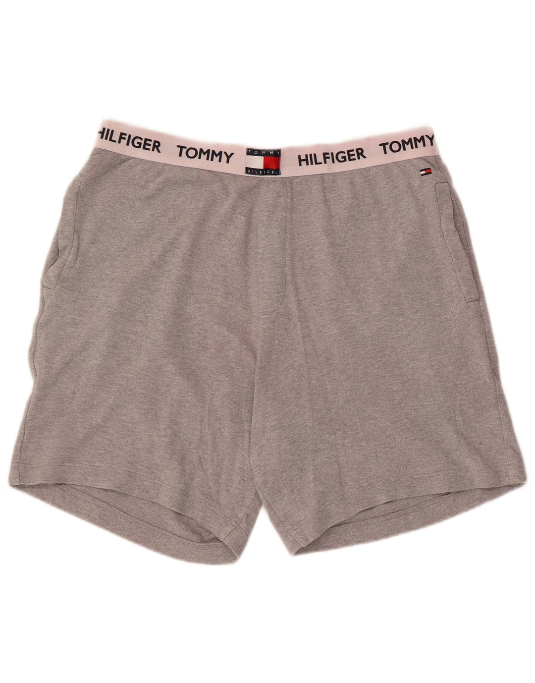 Tommy Hilfiger Herre grafiske sportsshorts mellemgrå bomuld