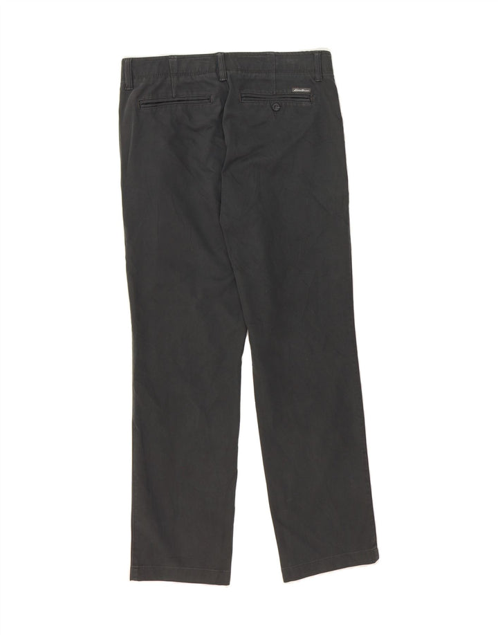 EDDIE BAUER Mens Straight Chino Trousers W32 L32 Grey Cotton Vintage Eddie Bauer and Second-Hand Eddie Bauer from Messina Hembry 