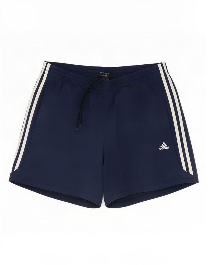 Adidas Herre Climalite Sportshorts store marineblå polyester