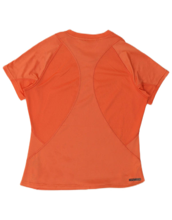 Puma T-Shirt Top UK 12 Medium Orange Polyester