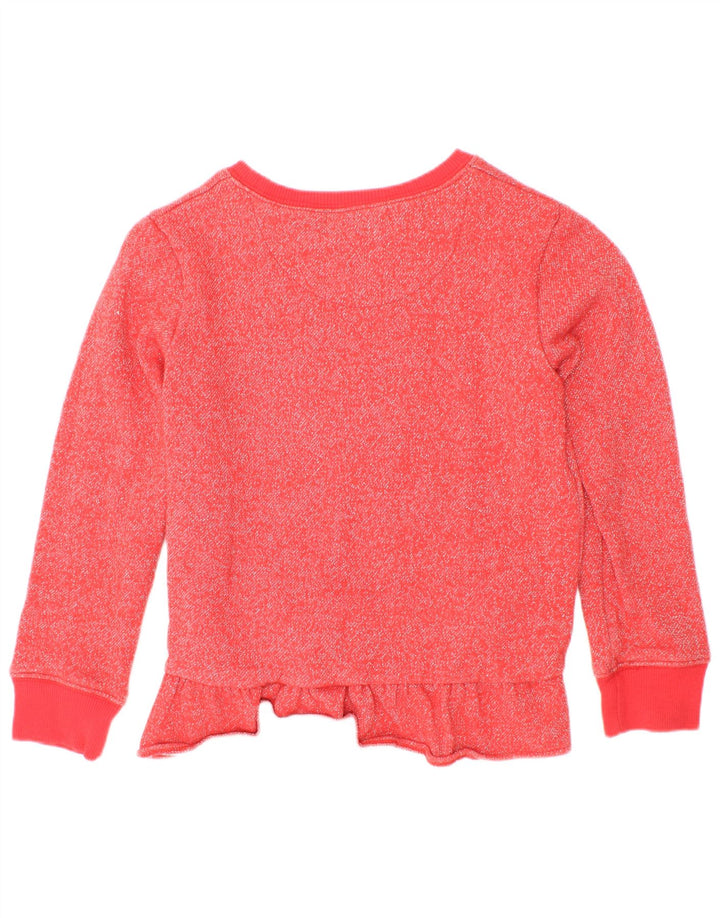 Levi's Girls Sweatshirt Jumper 5-6 år Medium Rød Bomuld
