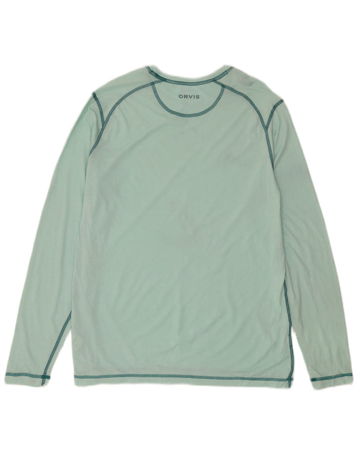 Orvis Herre Top Langærmet Medium Grøn Polyester