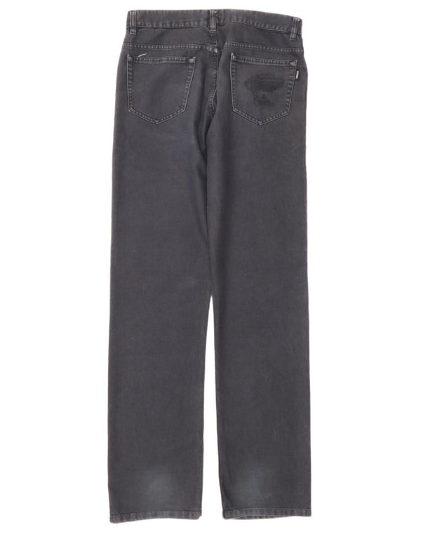 Versace Straight Jeans til mænd W34 L34 Grå bomuld
