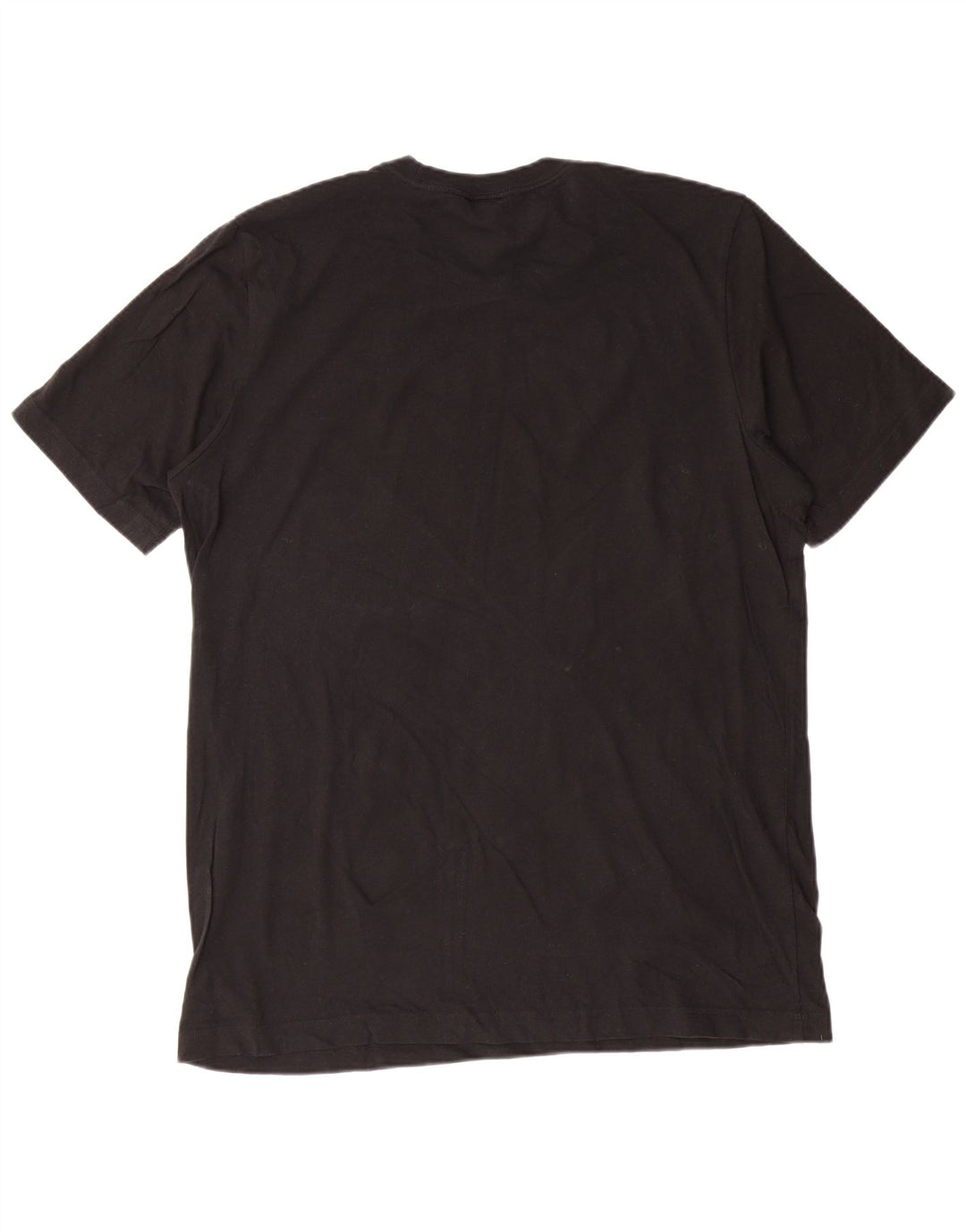 ADIDAS Mens Graphic T-Shirt Top Medium Black Cotton