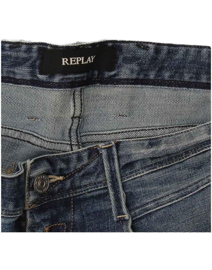 Replay Skinny Jeans til mænd W36 L31 Blå