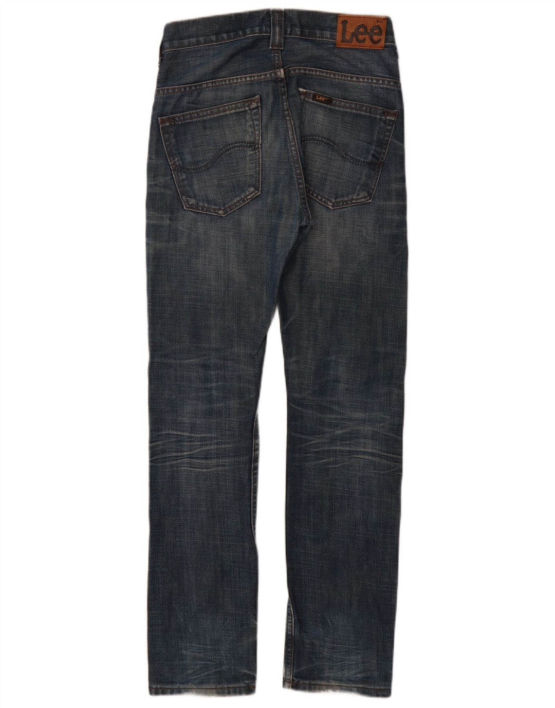 LEE Distressed Slim Jeans til drenge 11-12 år W26 L30 Blå Bomuld