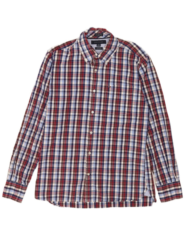 Tommy Hilfiger Herreskjorte Str. 15 1/2 16 Medium Flerfarvet Tern