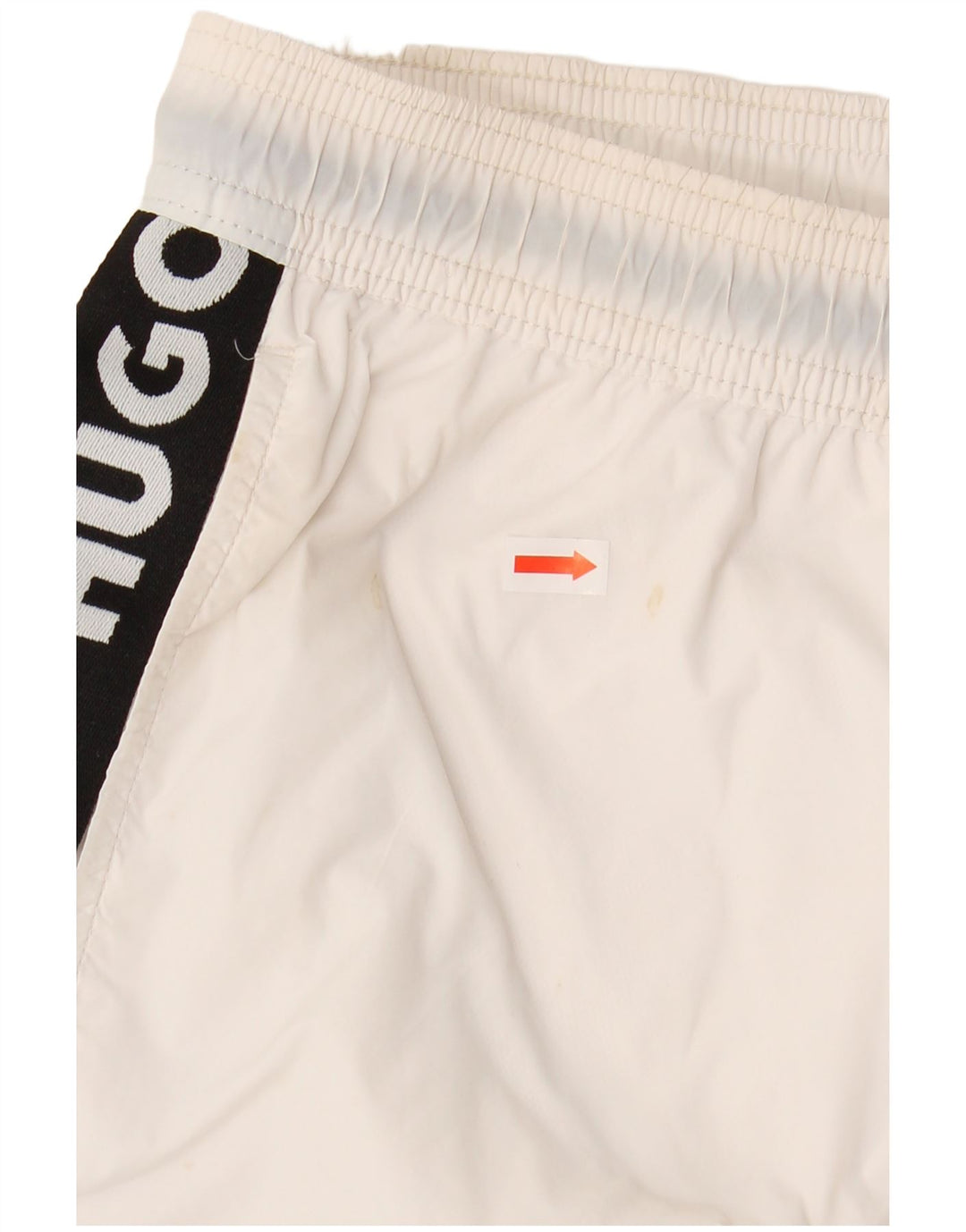 HUGO BOSS Badeshorts til mænd Små hvide polyamid