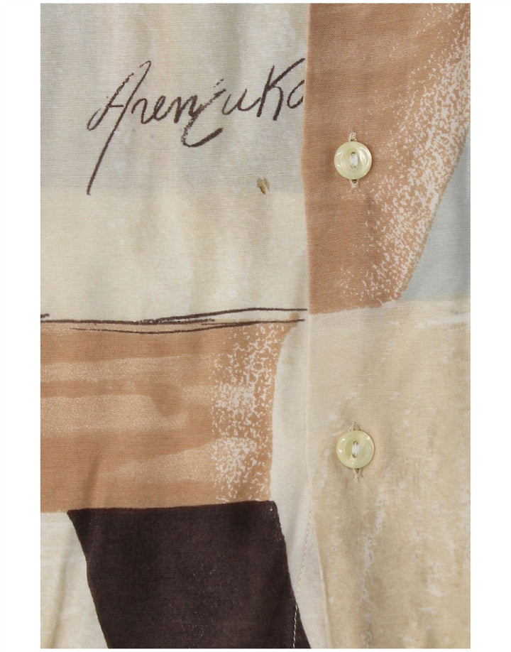 Criver Herreskjorte XL Beige Geometrisk Viscose