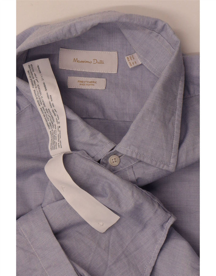 Massimo Dutti Herreskjorte XL Blå Bomuld