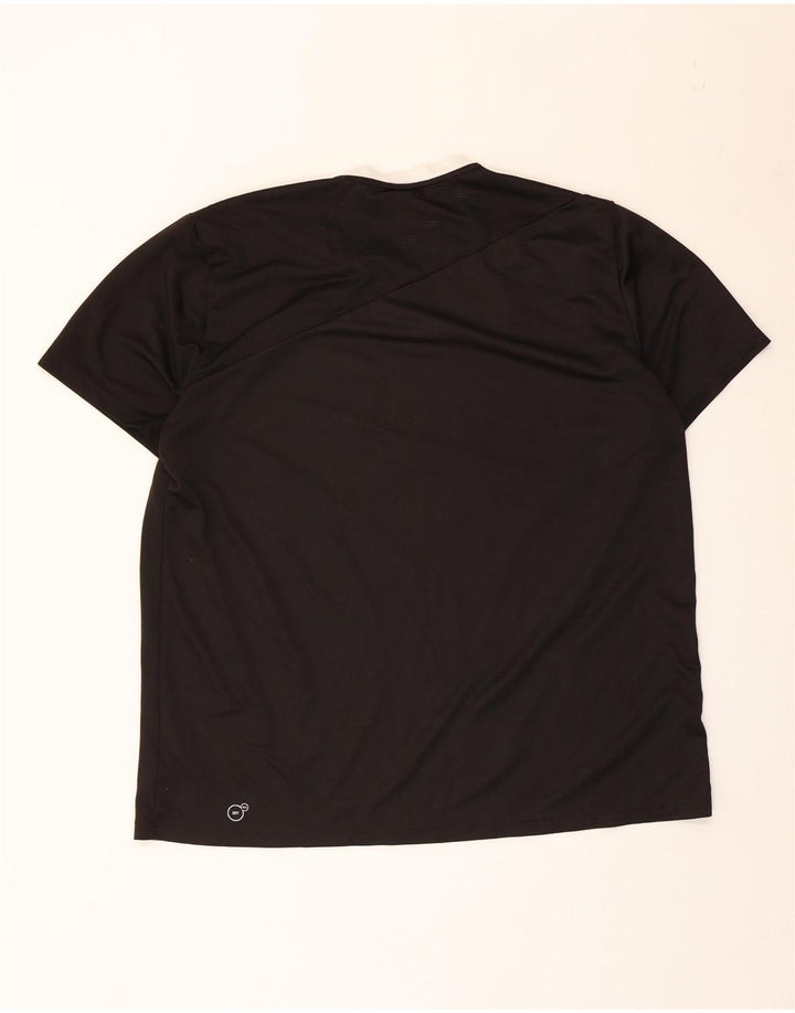 Puma Herre T-Shirt Top 2XL Sort Colourblock Polyester