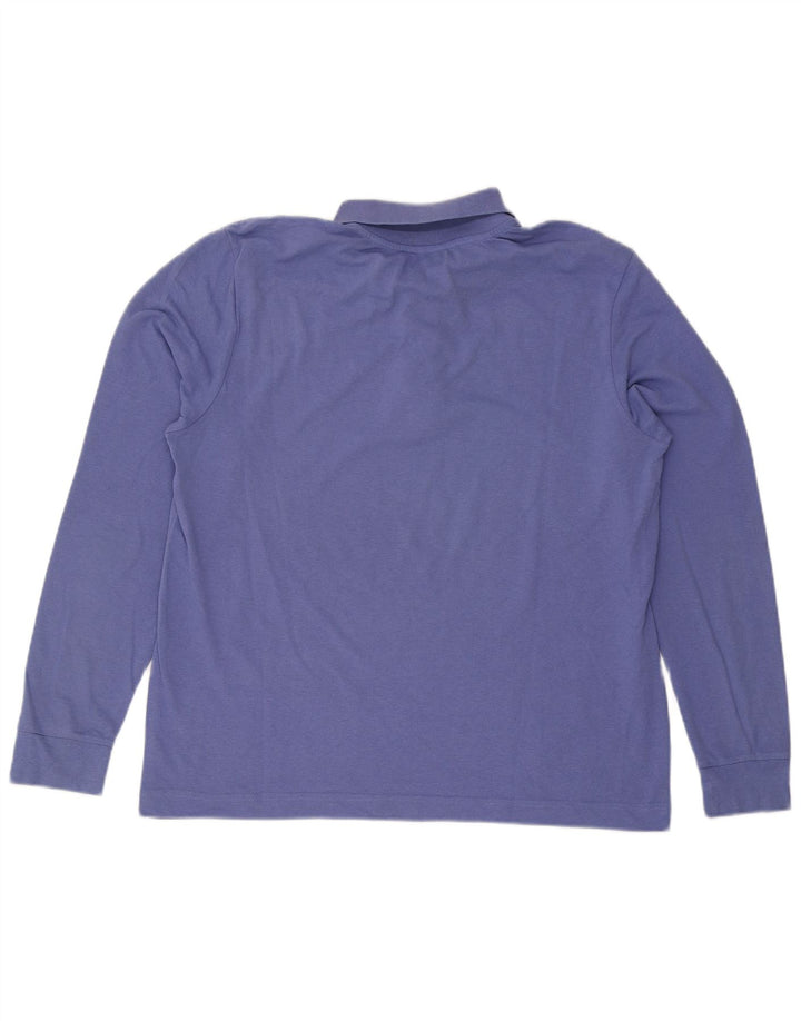 Kappa Langærmet Polo Shirt til mænd Large Blue