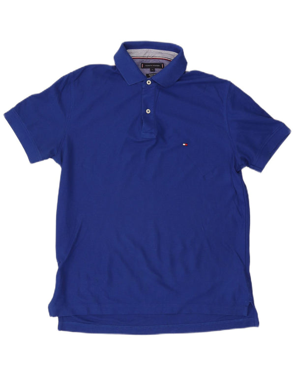 TOMMY HILFIGER Herre Regular Fit Polo Shirt Medium Blue Bomuld