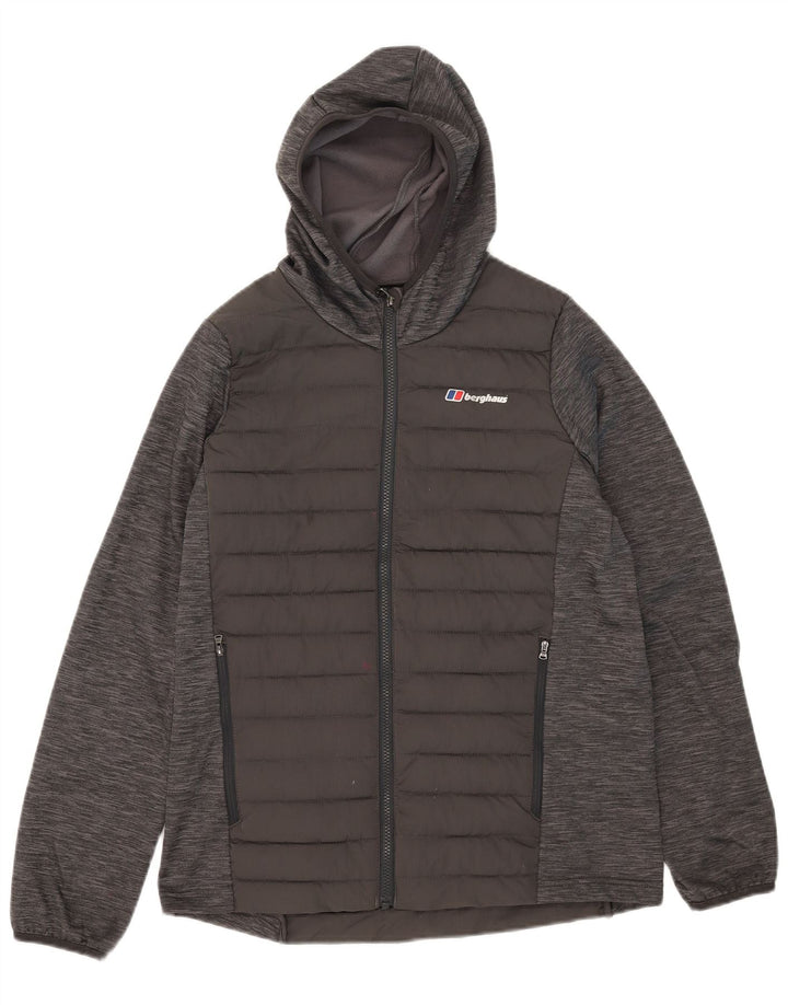 Berghaus drenge hættepolstret jakke 14-15 år Grå Colourblock Polyester
