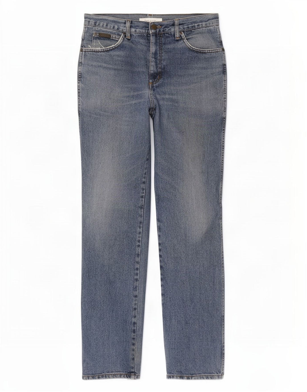 Wrangler Herre Ohio Straight Jeans W32 L32 Blå Bomuld