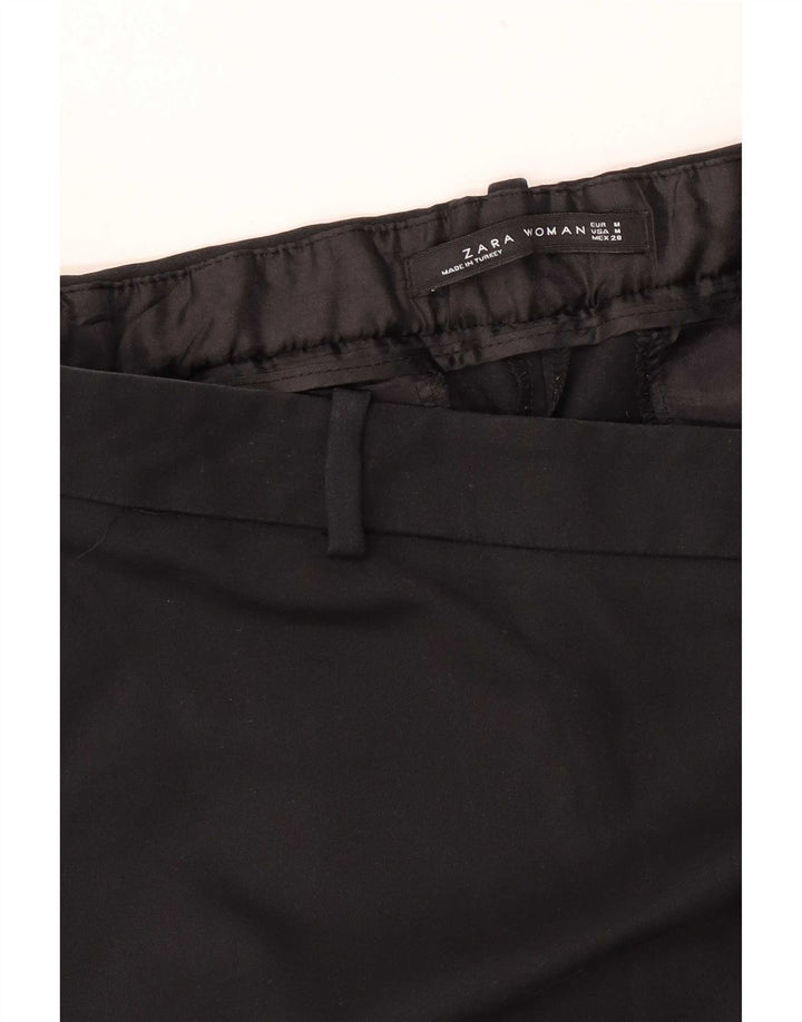Zara Dame Slim Casual Bukser Medium W28 L28 Sort
