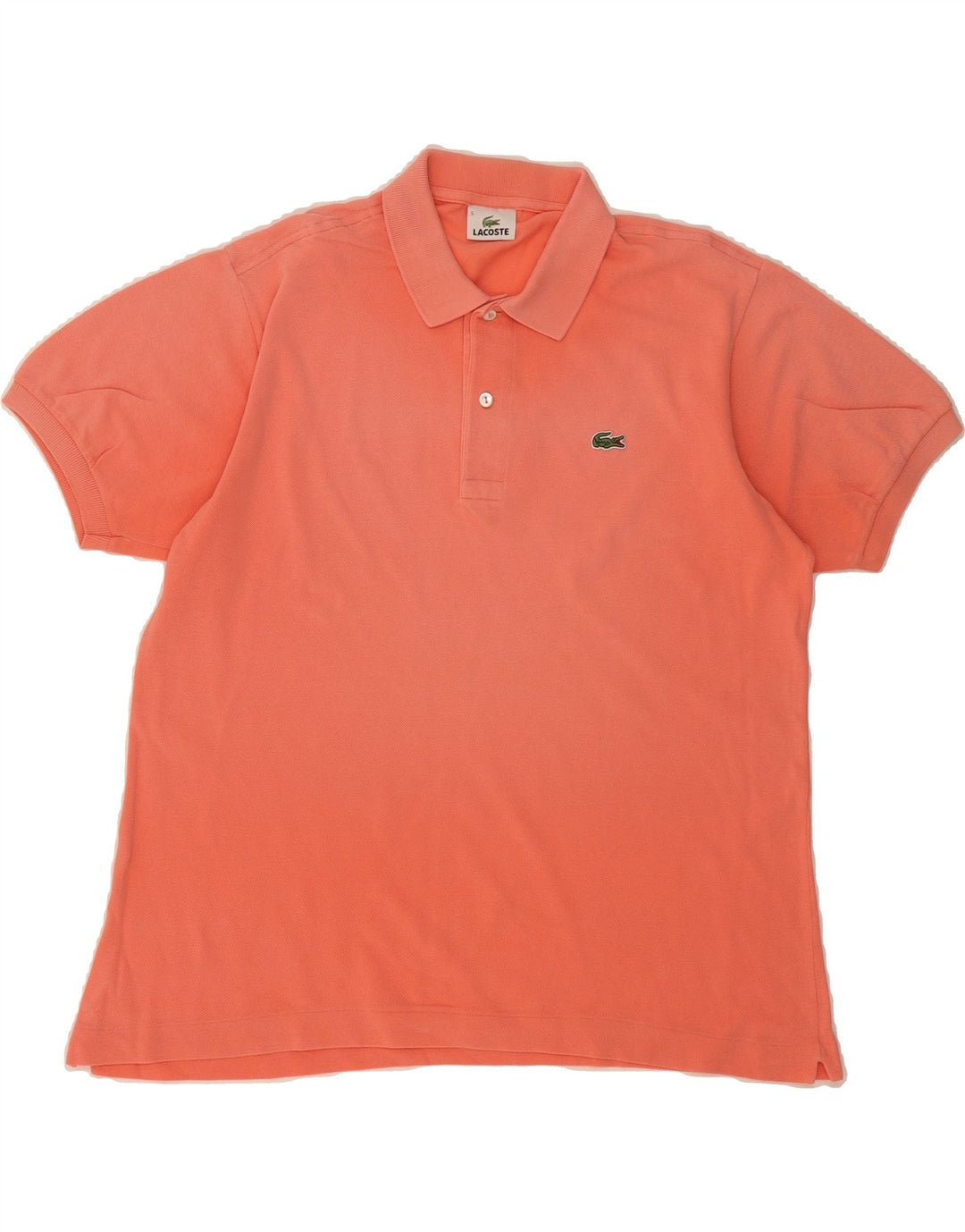 LACOSTE Mens Polo Shirt Size 5 Large Pink Cotton Vintage Lacoste and Second-Hand Lacoste from Messina Hembry 