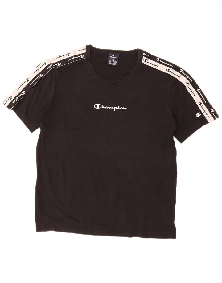 CHAMPION Herre Grafisk T-Shirt Top Lille Sort