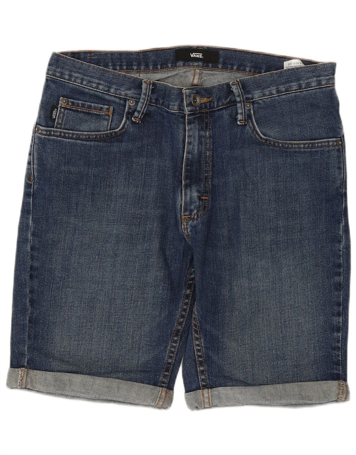 VANS Denimshorts til mænd W30 Medium Navyblå Bomuld