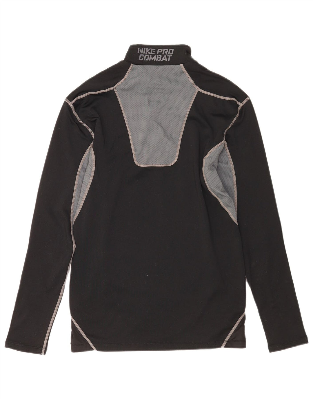 Nike Herre Compression Top Langærmet Stor Sort Colourblock