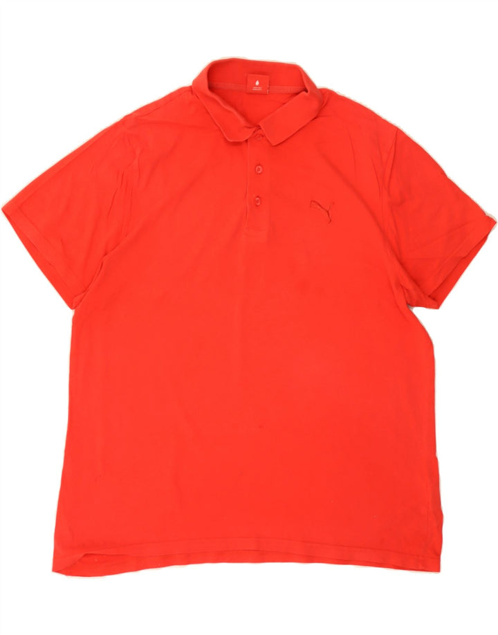 PUMA Mens Polo Shirt XL Red Vintage Puma and Second-Hand Puma from Messina Hembry 