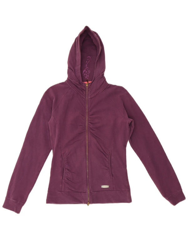 Champion Dame Hættetrøje Sweater UK 12 Medium Lilla Bomuld